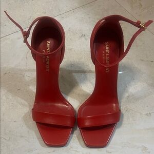 Saint Laurent Bold Red Heels